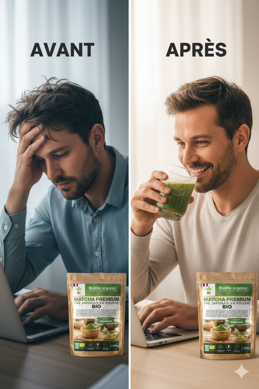 Matcha Énergie naturelle sans crash (200g)